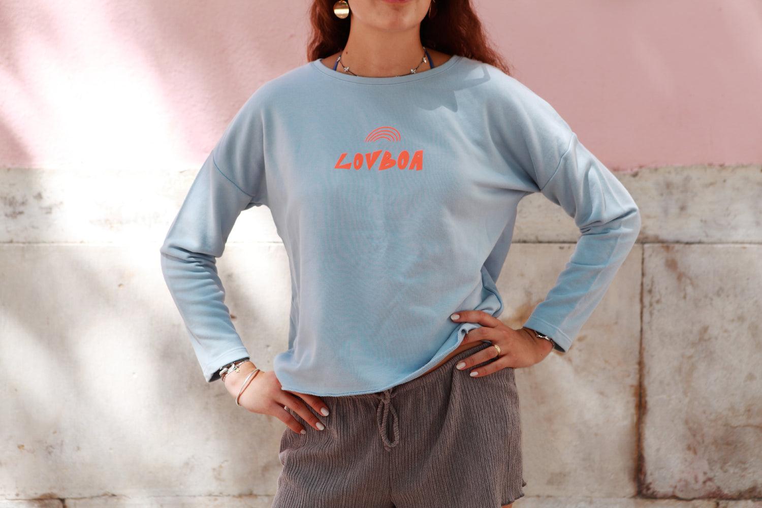 Sweat-shirt "loose" "LovBoa"