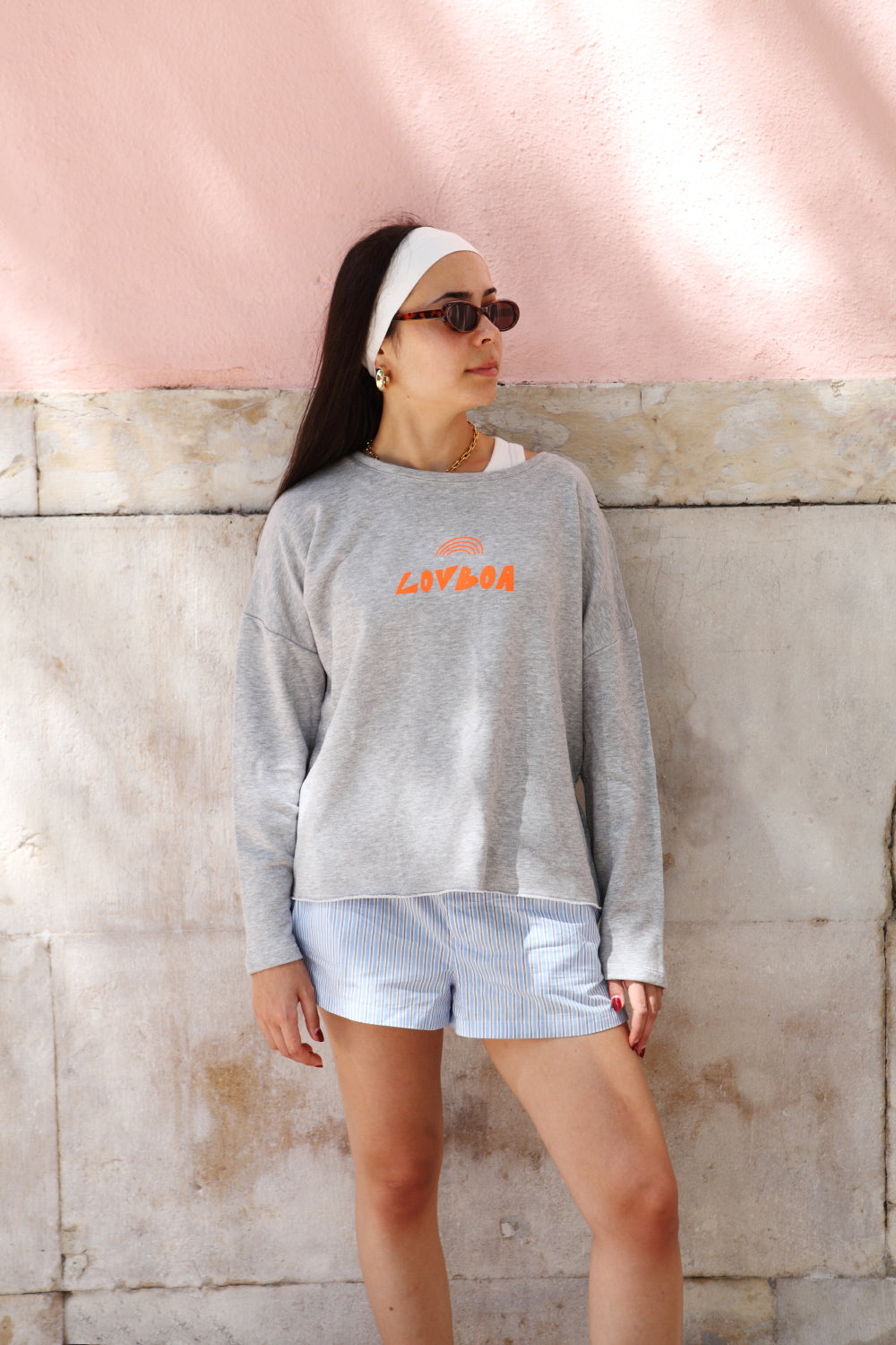 Sweat-shirt "loose" "LovBoa"