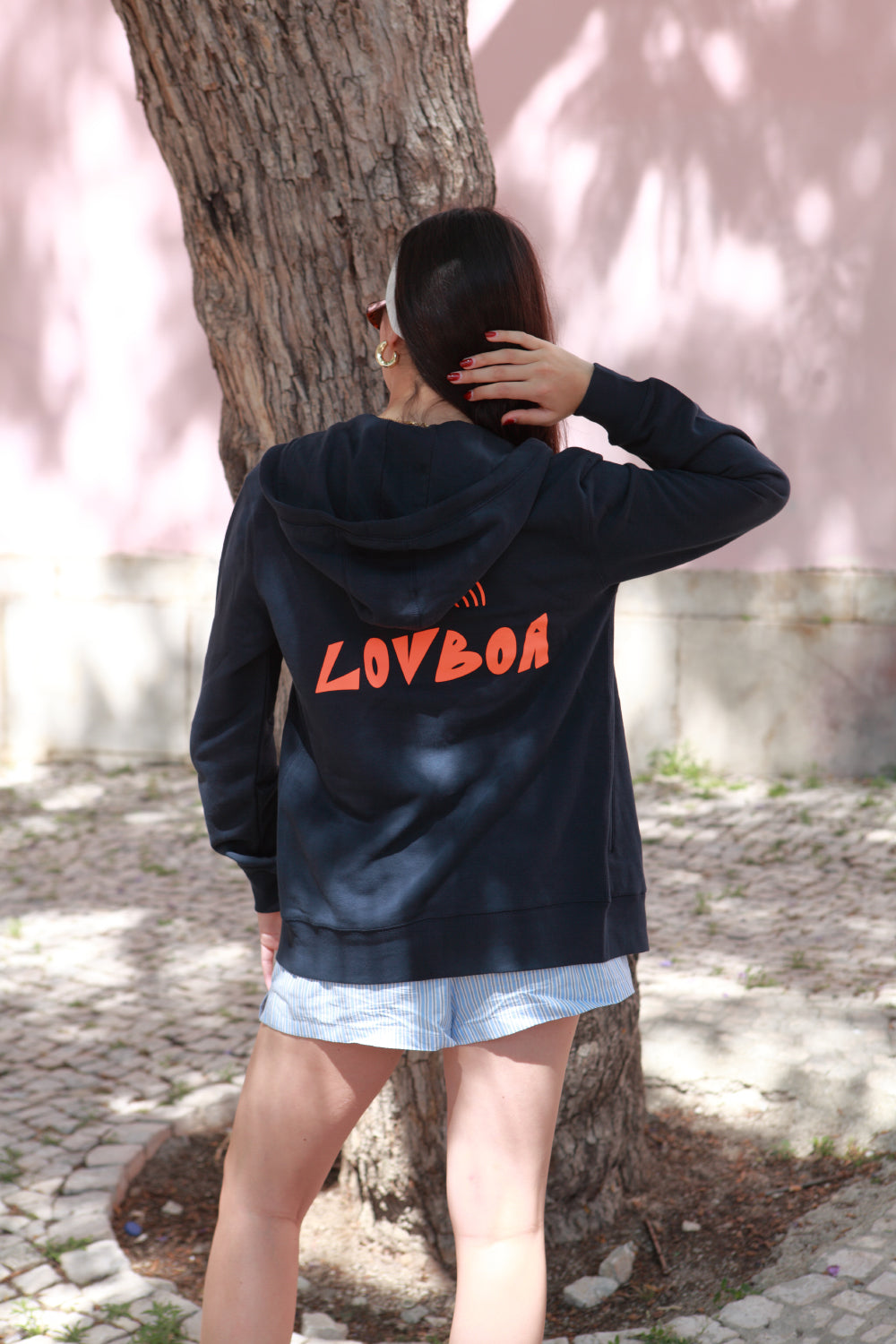 "LovBoa" Zip-Up Sweatshirt