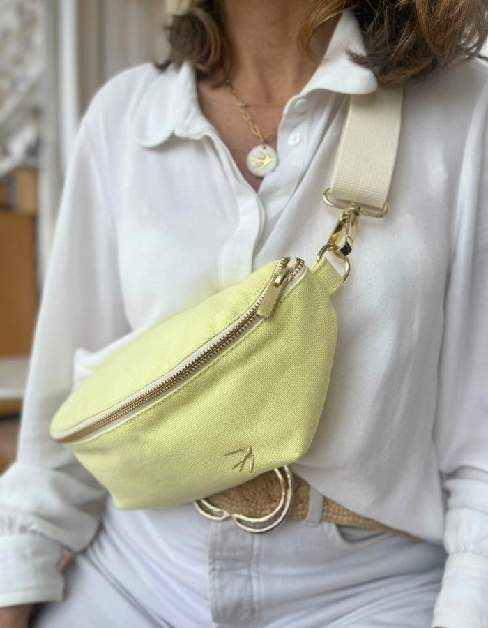 Sac banane en coton